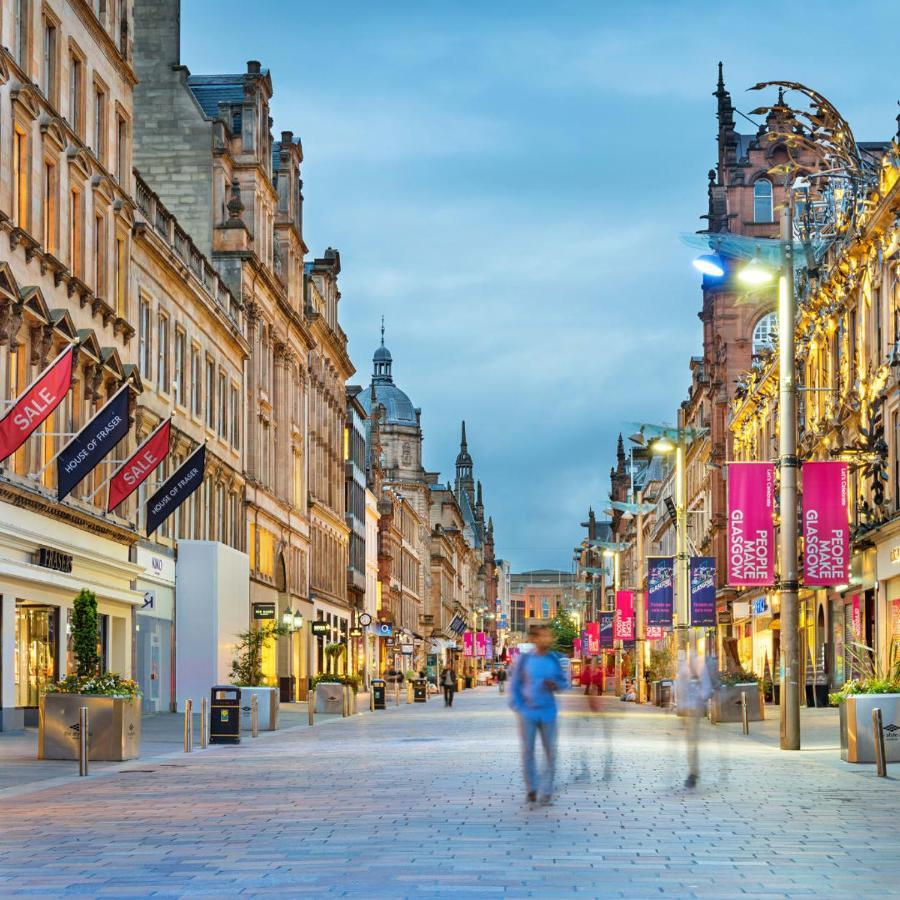 1 Bedroom Flat In The Heart Of Merchant City Glasgow Buitenkant foto