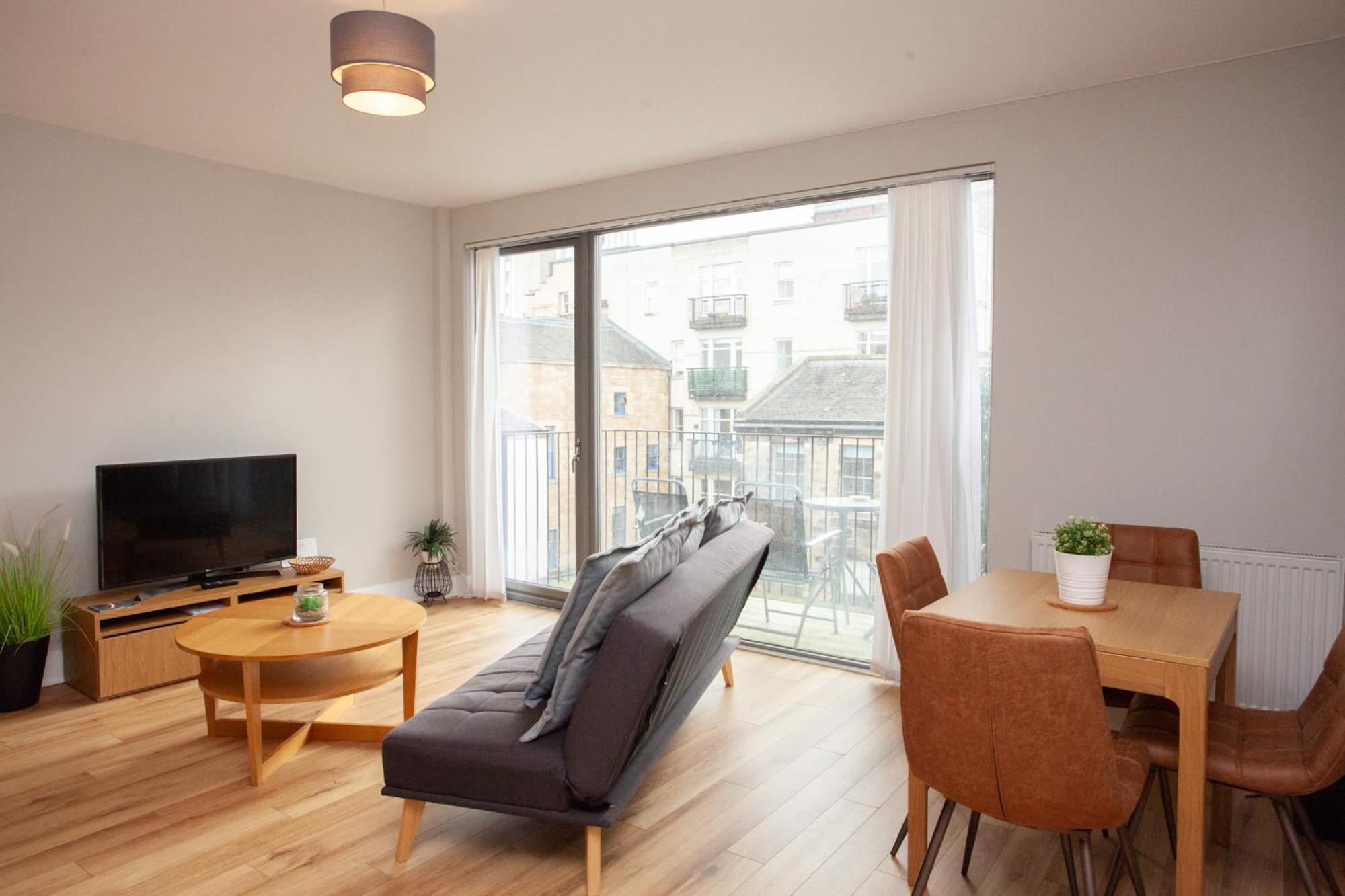 1 Bedroom Flat In The Heart Of Merchant City Glasgow Buitenkant foto